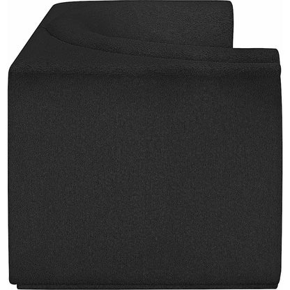 Ollie Black Boucle Fabric Modular Sofa