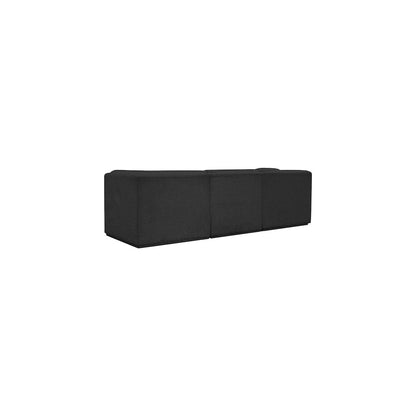 Ollie Black Boucle Fabric Modular Sofa