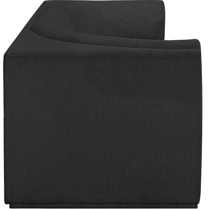 Ollie Black Boucle Fabric Modular Sofa
