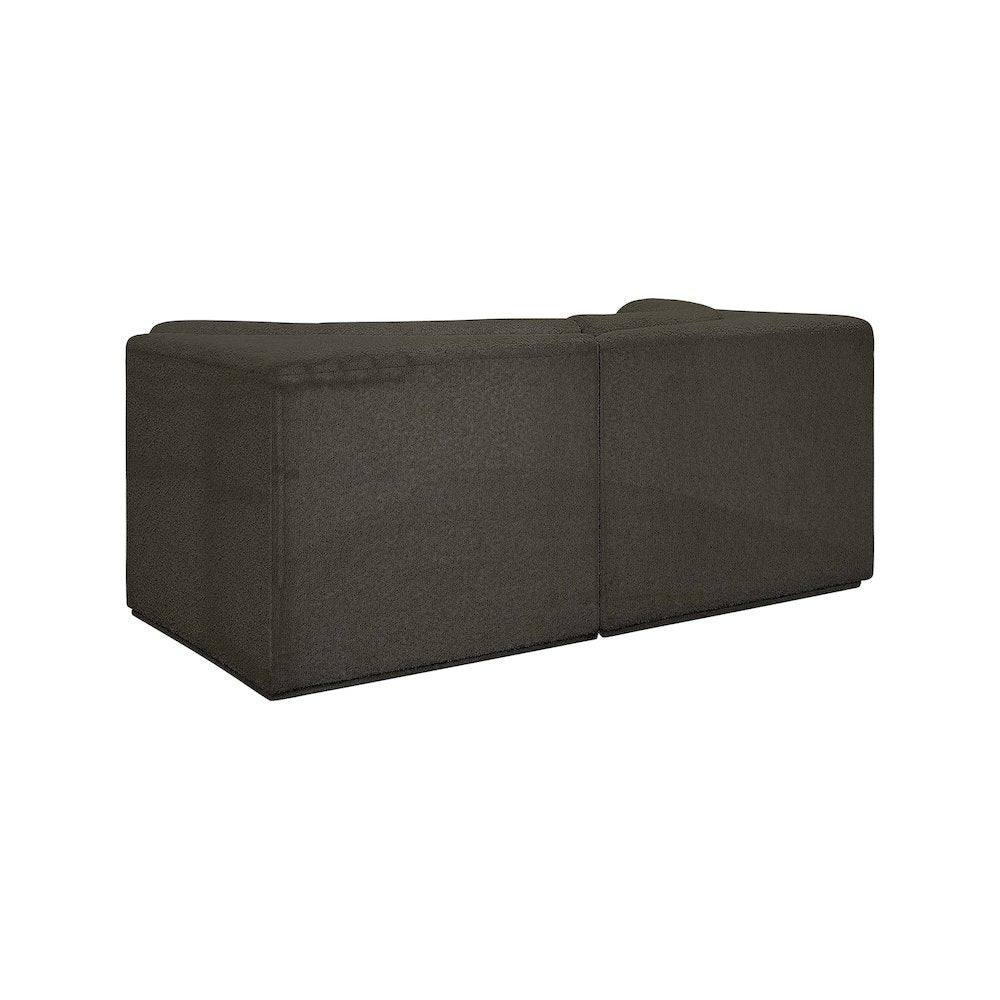 Ollie Brown Boucle Fabric Modular Sofa