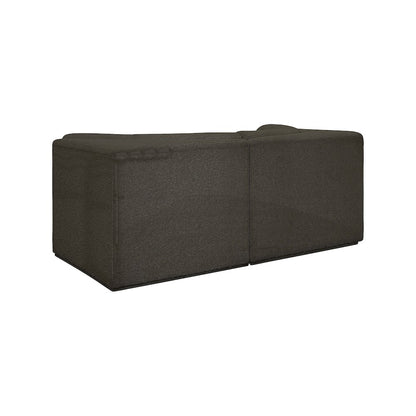 Ollie Brown Boucle Fabric Modular Sofa