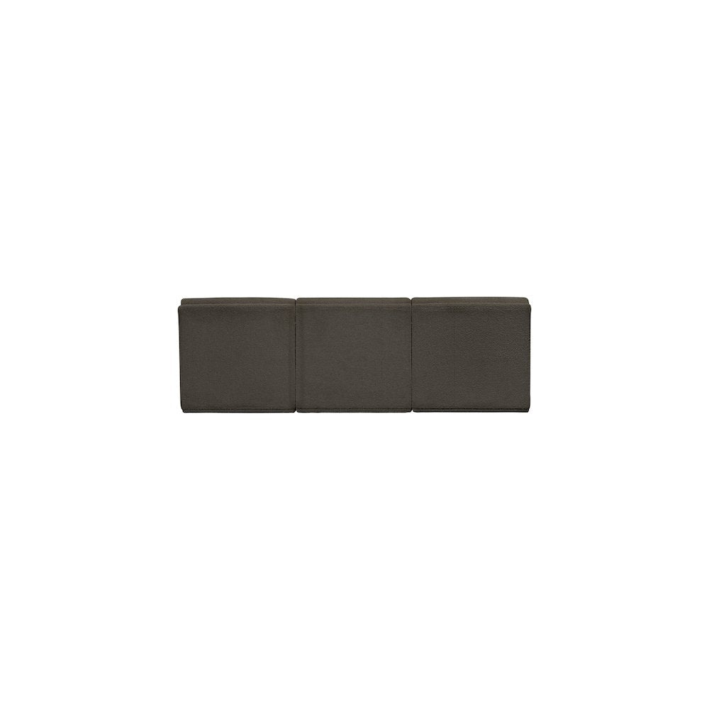 Ollie Brown Boucle Fabric Modular Sofa