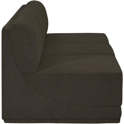 Ollie Brown Boucle Fabric Modular Sofa