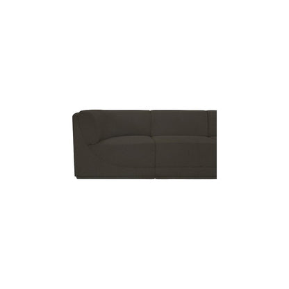 Ollie Brown Boucle Fabric Modular Sofa