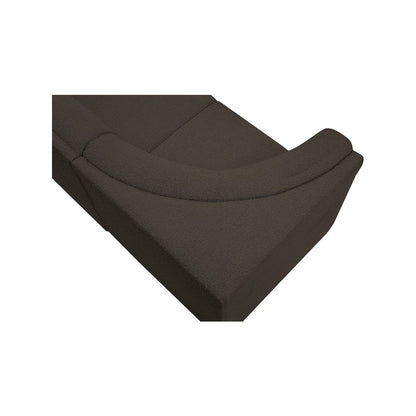 Ollie Brown Boucle Fabric Modular Sectional