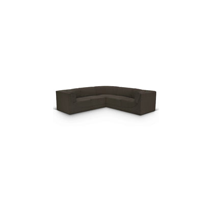 Ollie Brown Boucle Fabric Modular Sectional