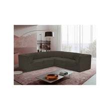 Ollie Brown Boucle Fabric Modular Sectional