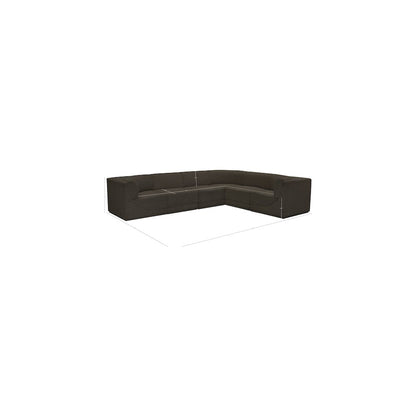Ollie Brown Boucle Fabric Modular Sectional