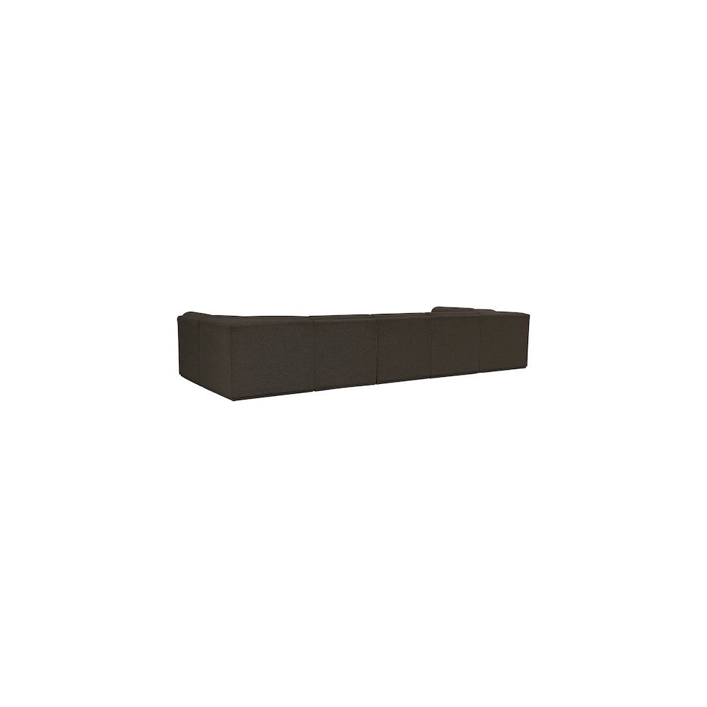 Ollie Brown Boucle Fabric Modular Sectional