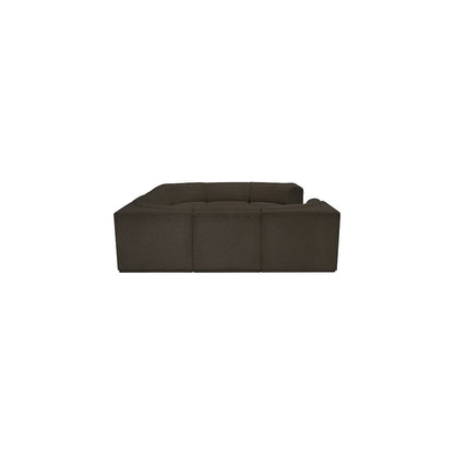 Ollie Brown Boucle Fabric Modular Sectional