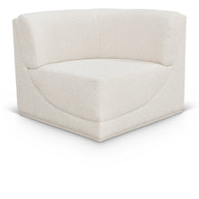 Ollie Cream Boucle Fabric Corner