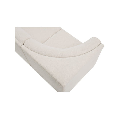 Ollie Cream Boucle Fabric Modular Sofa
