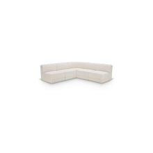 Ollie Cream Boucle Fabric Modular Sectional