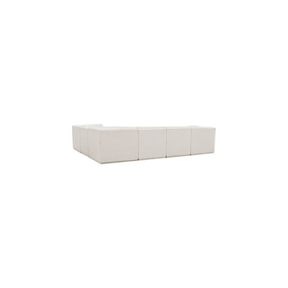 Ollie Cream Boucle Fabric Modular Sectional