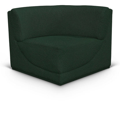 Ollie Green Boucle Fabric Corner
