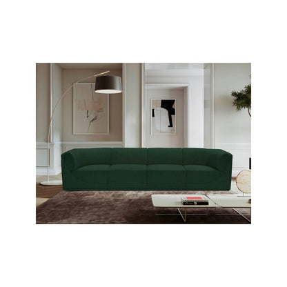 Ollie Green Boucle Fabric Modular Sofa