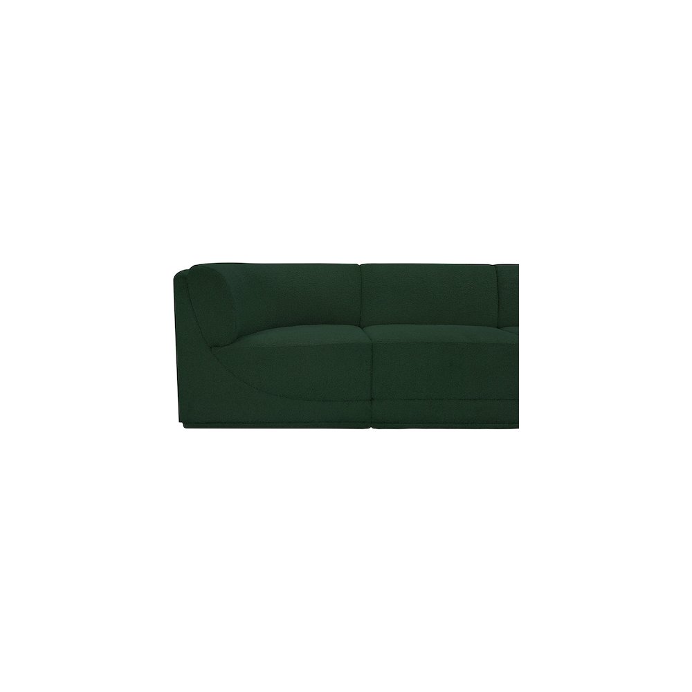 Ollie Green Boucle Fabric Modular Sofa