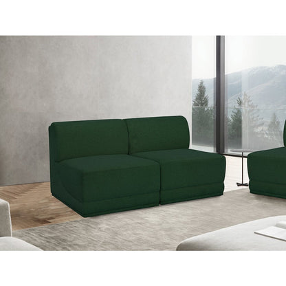 Ollie Green Boucle Fabric Modular Sofa