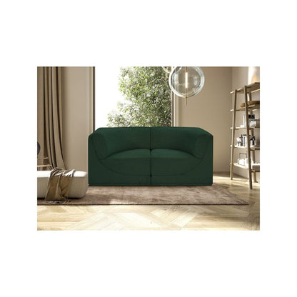 Ollie Green Boucle Fabric Modular Sofa