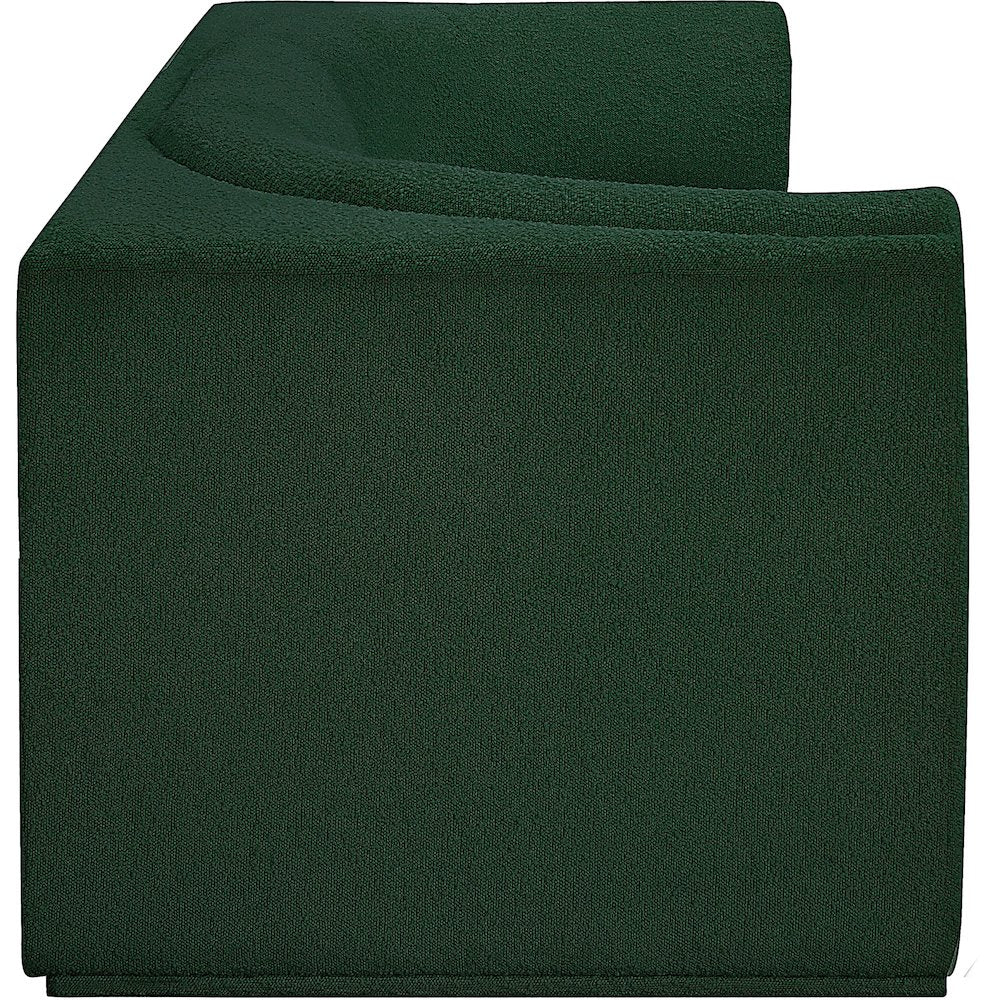 Ollie Green Boucle Fabric Modular Sofa
