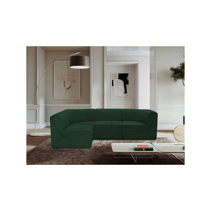 Ollie Green Boucle Fabric Modular Sectional