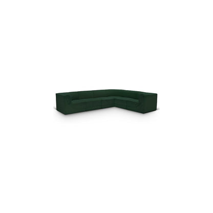 Ollie Green Boucle Fabric Modular Sectional