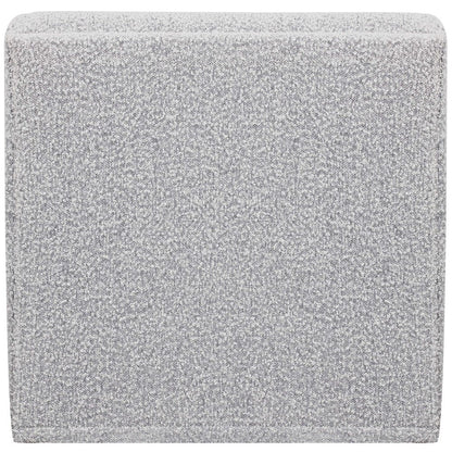 Ollie Grey Boucle Fabric Armless