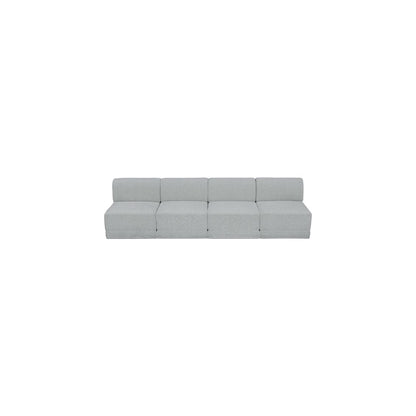 Ollie Grey Boucle Fabric Modular Sofa
