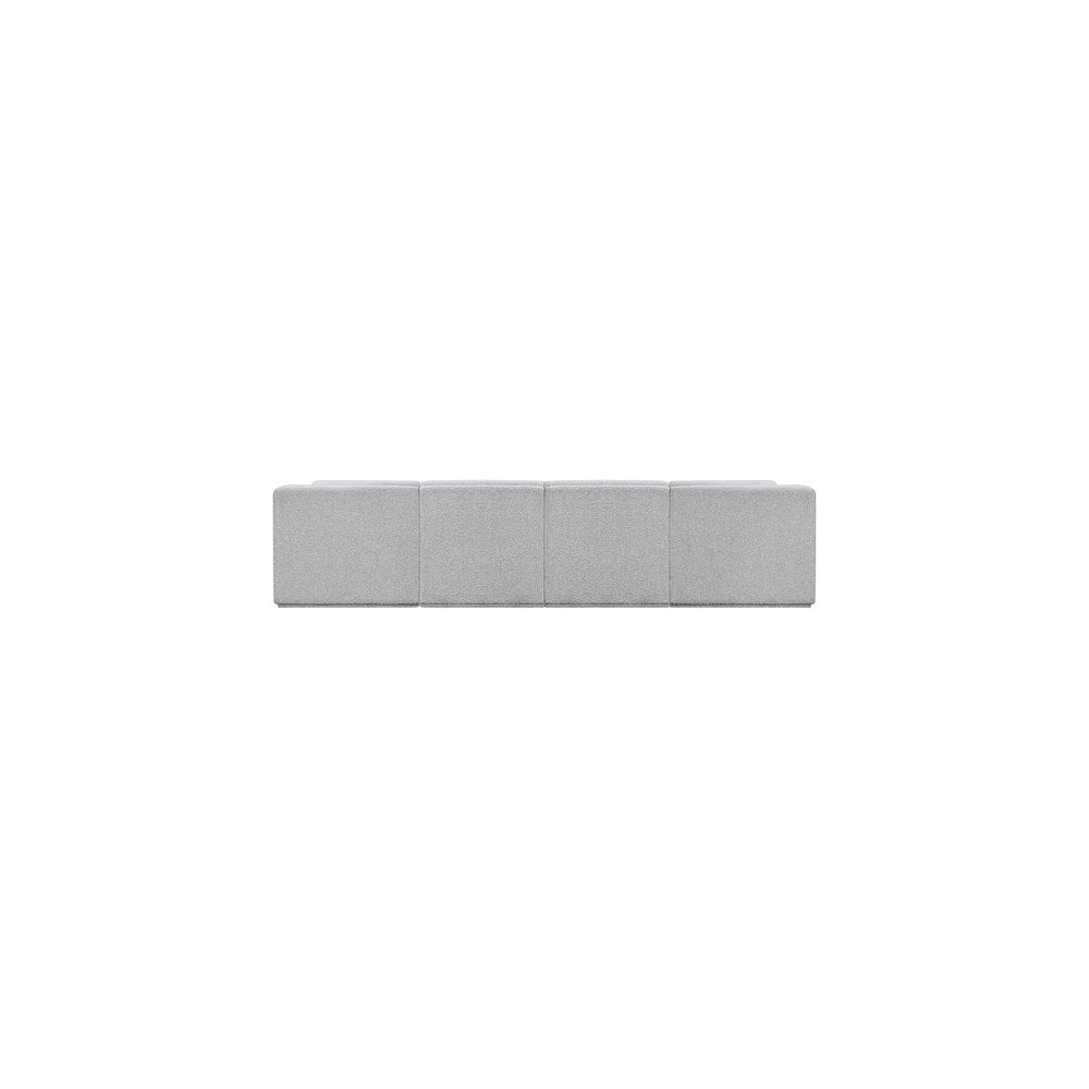 Ollie Grey Boucle Fabric Modular Sofa