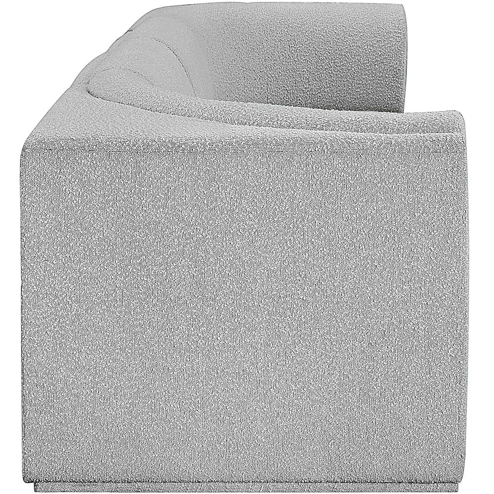 Ollie Grey Boucle Fabric Modular Sofa