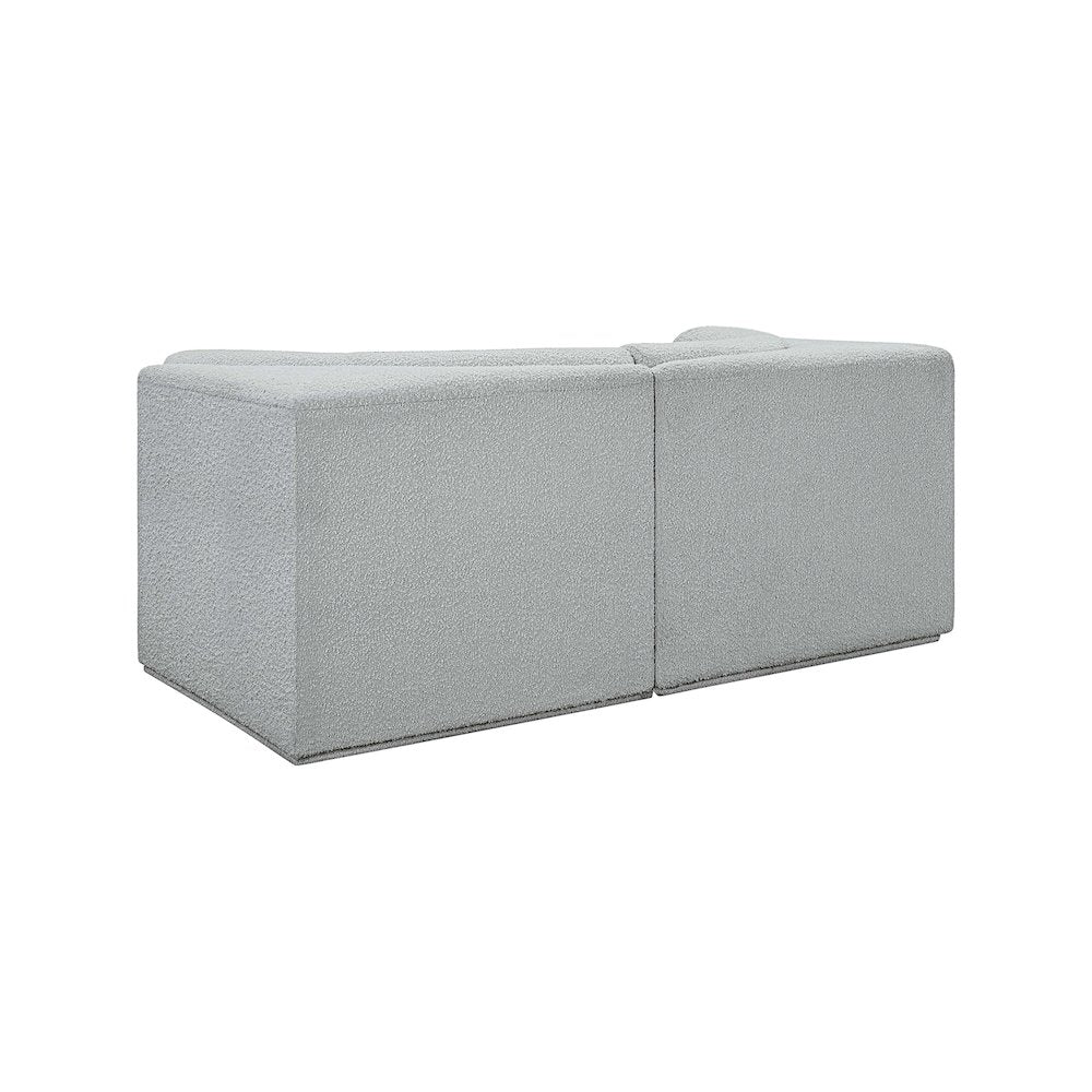 Ollie Grey Boucle Fabric Modular Sofa