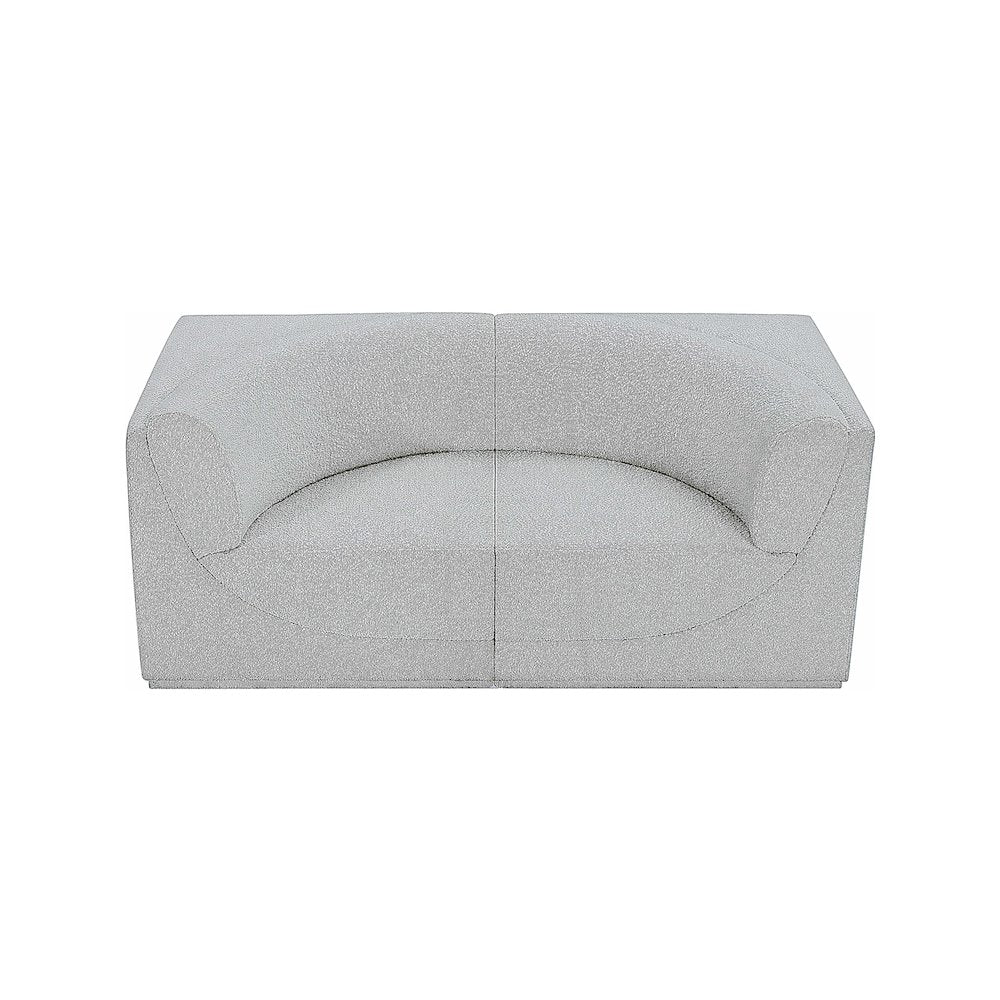 Ollie Grey Boucle Fabric Modular Sofa