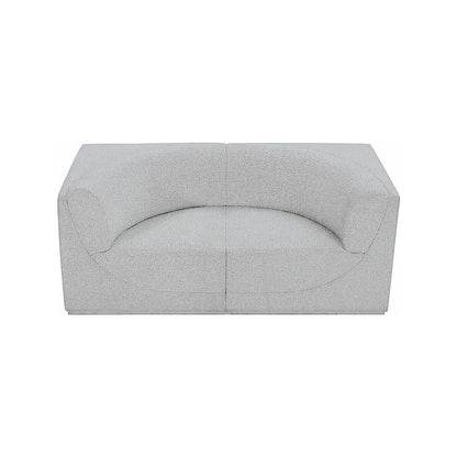 Ollie Grey Boucle Fabric Modular Sofa