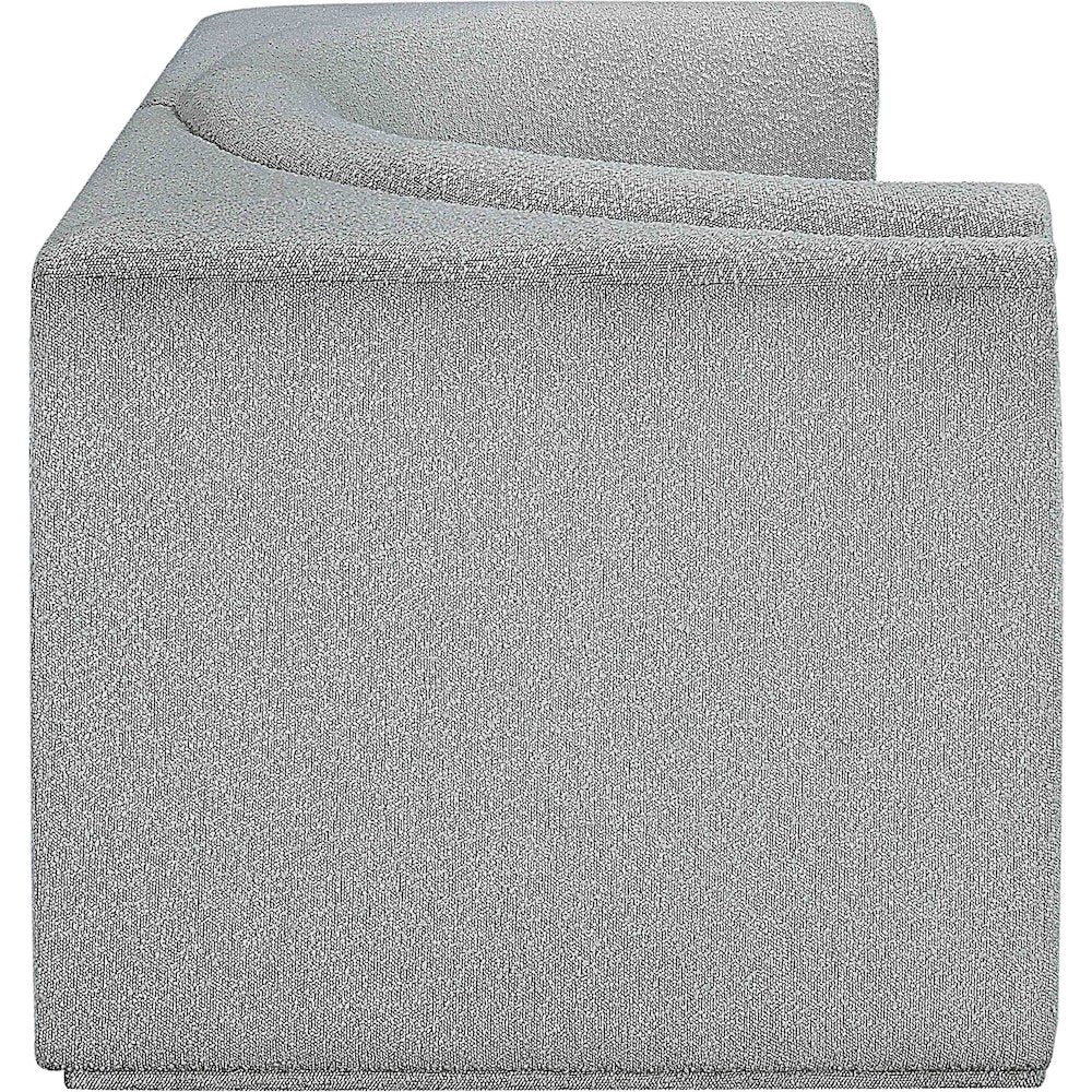 Ollie Grey Boucle Fabric Modular Sofa