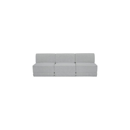 Ollie Grey Boucle Fabric Modular Sofa