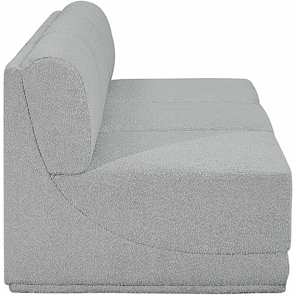 Ollie Grey Boucle Fabric Modular Sofa