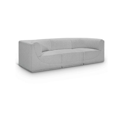 Ollie Grey Boucle Fabric Modular Sofa