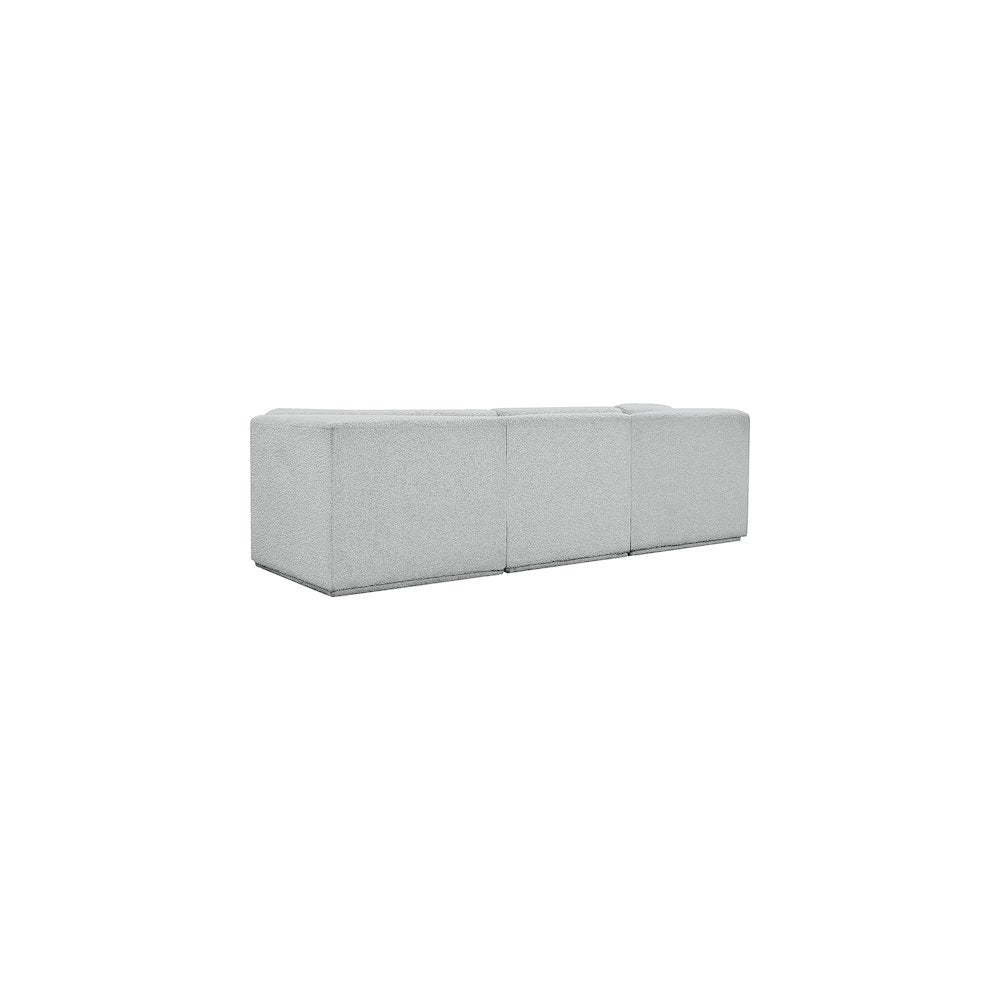 Ollie Grey Boucle Fabric Modular Sofa