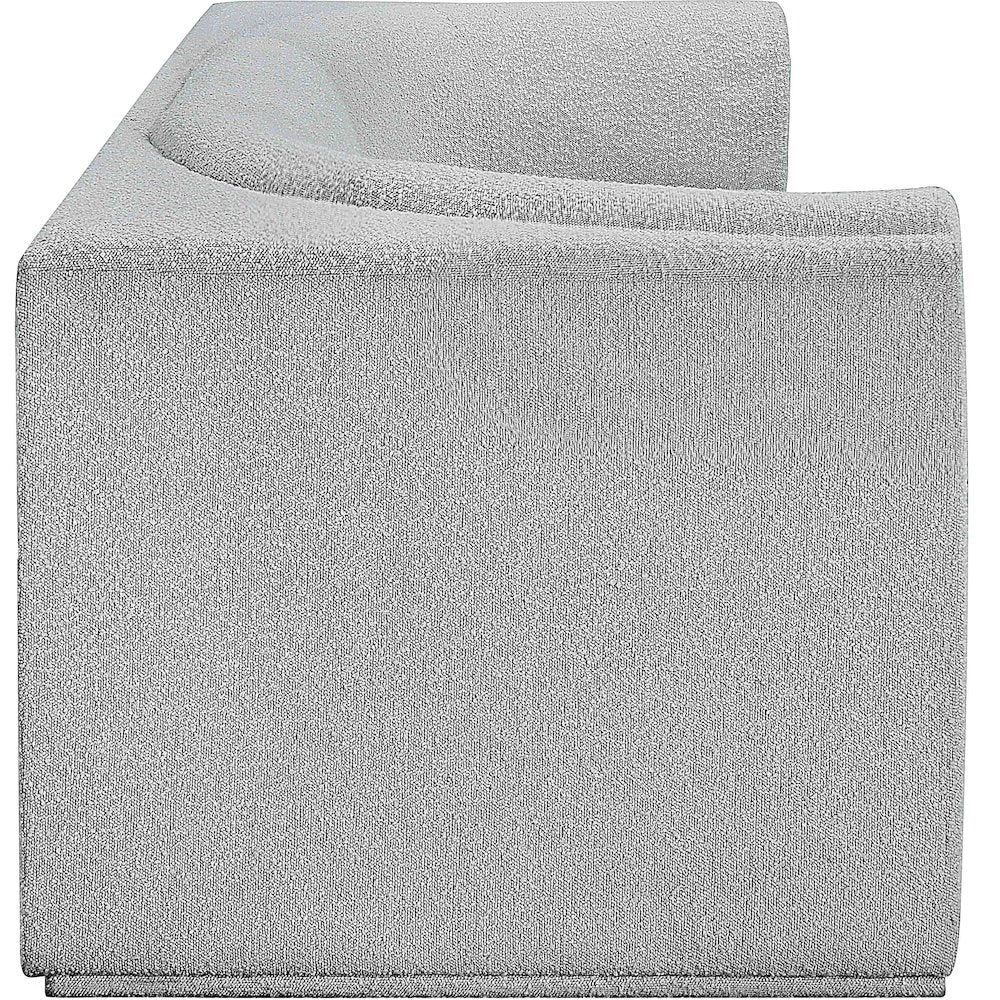 Ollie Grey Boucle Fabric Modular Sofa