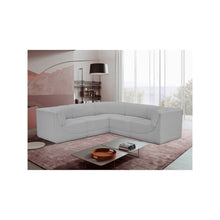 Ollie Grey Boucle Fabric Modular Sectional