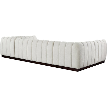 Quinn Cream Chenille Fabric Modular Sectional
