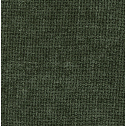 Quinn Green Chenille Fabric Corner Chair