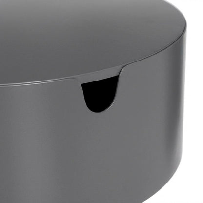 Grey Contemporary Nightstand with Sleek Finish and Versatile Design