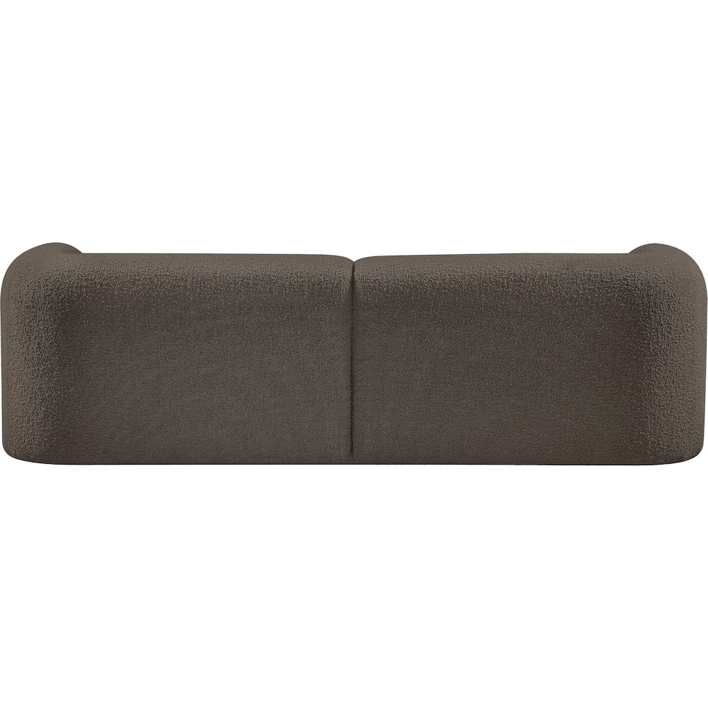 Emory Brown Boucle Fabric Sofa