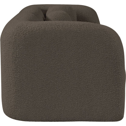 Emory Brown Boucle Fabric Sofa