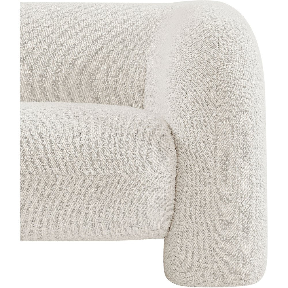 Emory Cream Boucle Fabric Chair