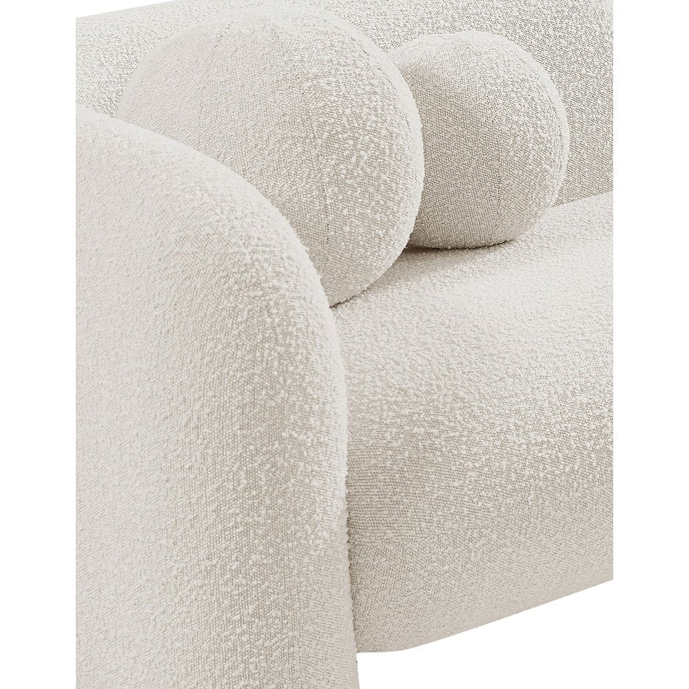 Emory Cream Boucle Fabric Chair
