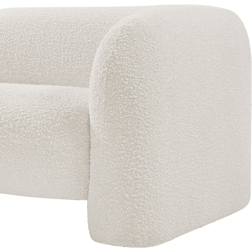 Emory Cream Boucle Fabric Chair