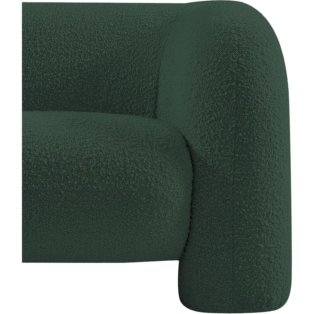 Emory Green Boucle Fabric Chair