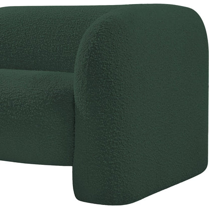 Emory Green Boucle Fabric Chair